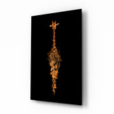 Giraffe Glass Wall Art.